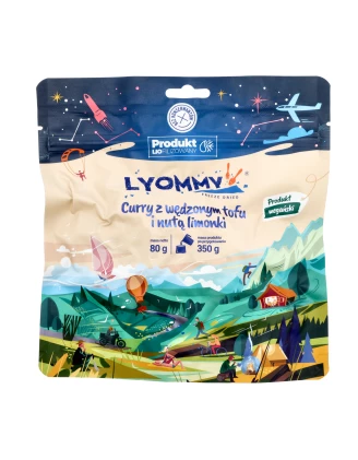 Lyommy Curry z Tofu i Limonką - Liofilizowany Posiłek Wegański