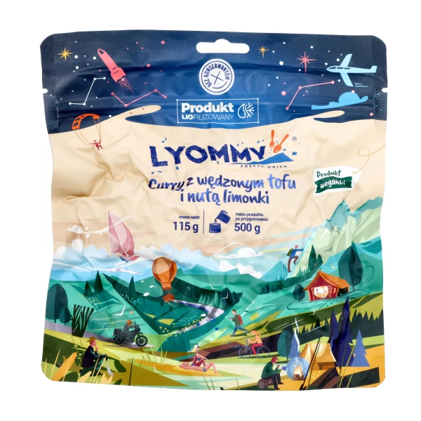 Lyommy Curry z Tofu i Limonką 500g Lyommy Curry z Tofu i Limonką 500g