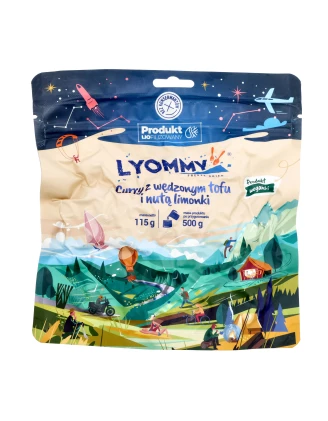 Lyommy Curry z Tofu i Limonką 500g - Liofilizat Wegański