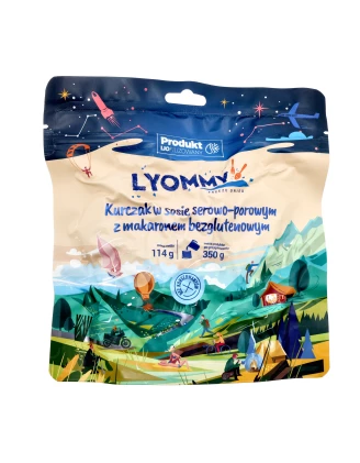 Lyommy Kurczak Ser-Por 350g - Liofilizat Bezglutenowy