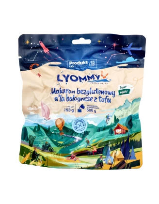 Lyommy Makaron Bolognese Tofu 500g - Liofilizat Wegański