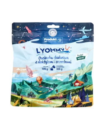 Lyommy Owsianka Chałwowa z Daktylami i Orzechami - Liofilizowany Posiłek