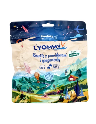 Lyommy Risotto Pomidor Gorgonzola Liofilizat 500g - Kuchnia Turystyczna