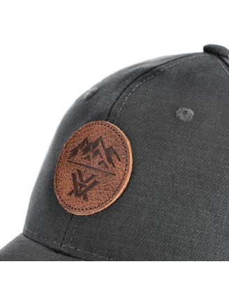Czapka z daszkiem męska Vortex Three Peaks Ripstop grafitowa