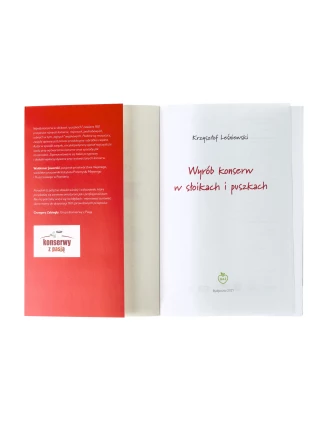 Książka „Wyrób konserw w słoikach i puszkach" cz. 1  Krzysztof Leśniewski