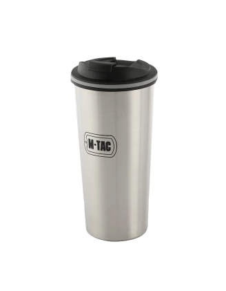 Kubek Termiczny M-Tac z zaworem 450 ml stal nierdzewna