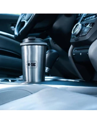 Kubek Termiczny M-Tac z zaworem 450 ml stal nierdzewna