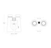 Lornetka Hawke Vantage 10x50 zielona Lornetka Hawke Vantage 10x50 zielona