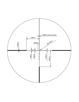 Luneta Redwin Scarlet 1-8x24 FT czarna
