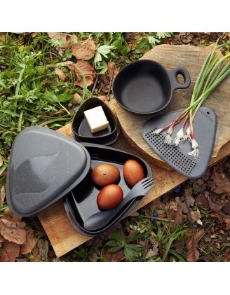 Zestaw Menażki Outdoor MealKit Bio rustyorange - Naczynia i sztućce