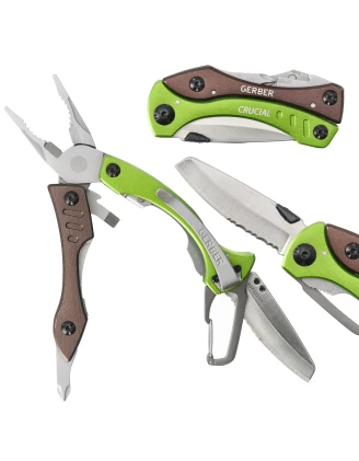 Multitool Gerber Crucial zielony