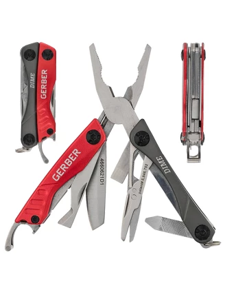 Multitool Gerber Dime czerwony - wygodne narzędzie dla każdego