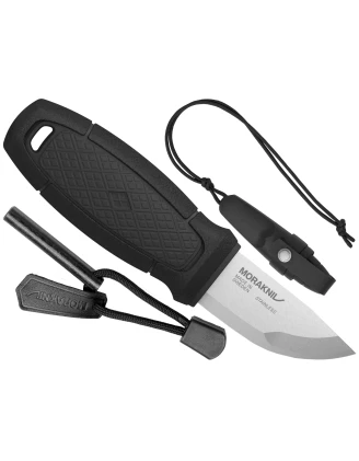Noże codziennego użytku: Nóż Morakniv Eldris czarny z zestawem Neck Knife