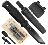 Nóż Morakniv Garberg BlackBlade z zestawem przetrwania stal węglowa Nóż Morakniv Garberg BlackBlade z zestawem przetrwania stal węglowa