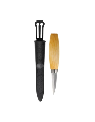 Nóż do rzeźbienia w drewnie - Morakniv Wood Carving 122 (60 znaków)