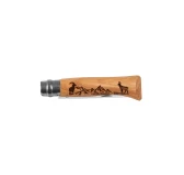 Nóż Opinel 8 inox dąb seria Animal - kozica Nóż Opinel 8 inox dąb seria Animal - kozica