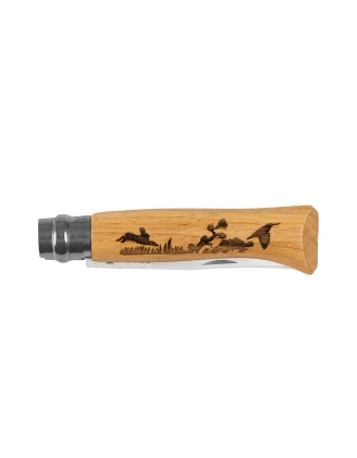 Nóż Opinel 8 inox dąb seria Animal - zając: stylowy i praktyczny