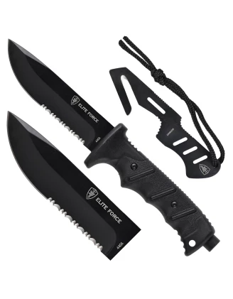 Noże survivalowe Elite Force EF 703 Kit: stal 440C, pochewka, gwarancja 24 msc.