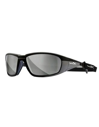 Wiley X Boss CCBOS06 Okulary Taktyczne Grey Silver Flash - Czarne Oprawki