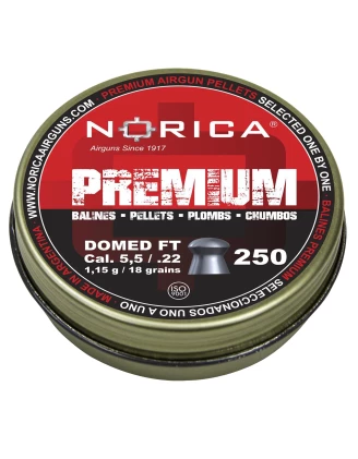 Śrut Norica Domed Premium FT 5,5 mm - 250 szt. | Wyjątkowa jakość!