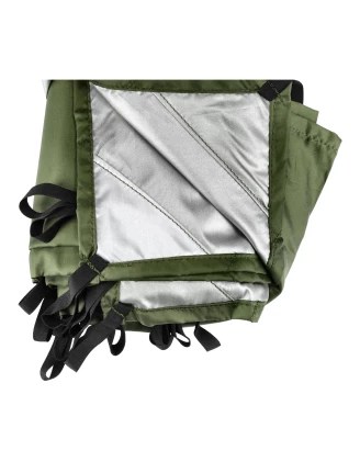 Tarp TigerWood Termo 3x4m Zielony - Wodoodporna Płachta Biwakowa