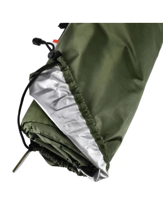 Tarp TigerWood Termo 3x4m Zielony - Wodoodporna Płachta Biwakowa