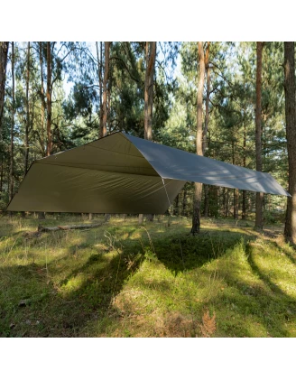 Tarp TigerWood 4,5m Czarny - Lekki i wytrzymały tarp termoizolacyjny
