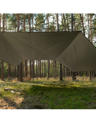 Tarp TigerWood 4,5m Czarny - Lekki i wytrzymały tarp termoizolacyjny