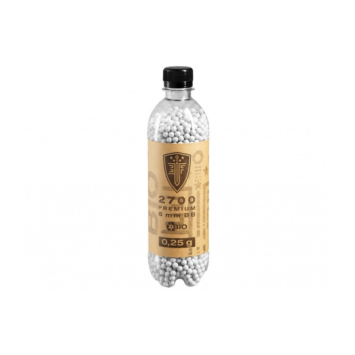 Kulki BB do ASG Elite Force Premium Bio 0,25 g 6 mm 2700 szt. - Precyzyjne amunicja ASG!