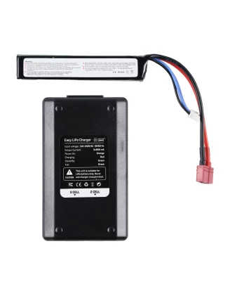 Specna Arms Ładowarka Easy & Akumulator 11.1V 1000mAh - Zestaw ASG