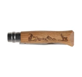 Nóż Opinel 8 inox dąb seria Animal - kozica Nóż Opinel 8 inox dąb seria Animal - kozica