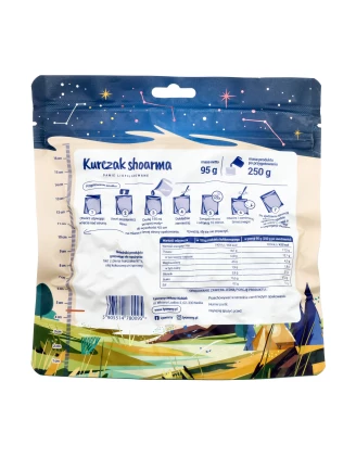 Lyommy Kurczak Shoarma 250g - Liofilizowany posiłek wysokobiałkowy