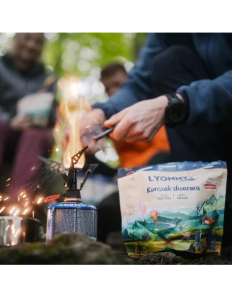Lyommy Kurczak Shoarma 250g - Liofilizowany posiłek wysokobiałkowy