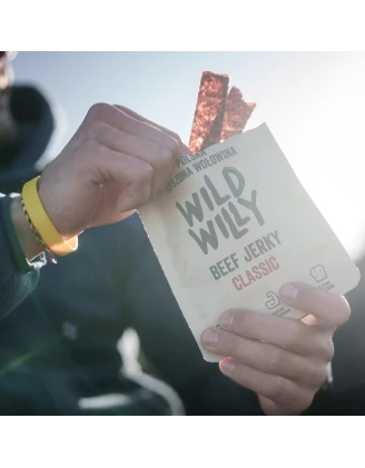 Wild Willy Wołowina Suszona Klasyczna 50g - Naturalna Przekąska