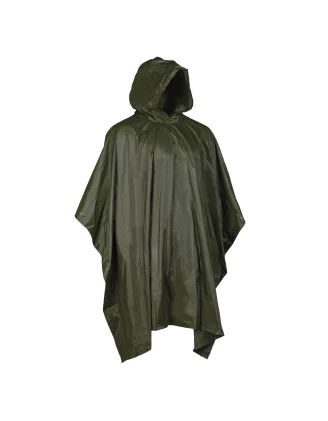 Mil-Tec Poncho Oliwkowe - Wodoodporna Peleryna Przeciwdeszczowa