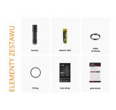 Latarka diodowa Fenix E01 V2.0 czarna Latarka diodowa Fenix E01 V2.0 czarna