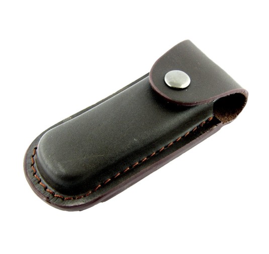 Pokrowiec na nóż 40x115 mm skóra - stylowe akcesorium!