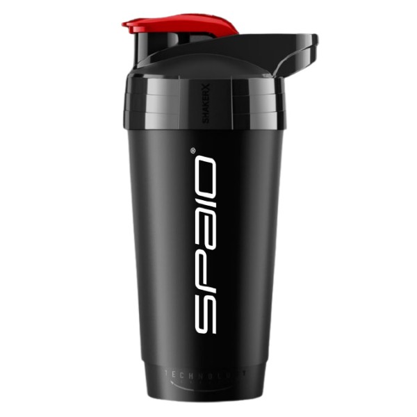 Shaker Spaio 01 700 ml czarno/czerwony Shaker Spaio 01 700 ml czarno/czerwony