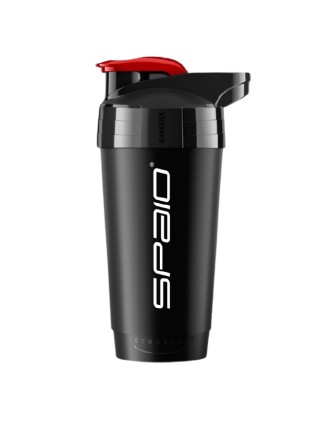 Ekstrawagancka manierka Shaker Spaio 01 700 ml czarno/czerwony!