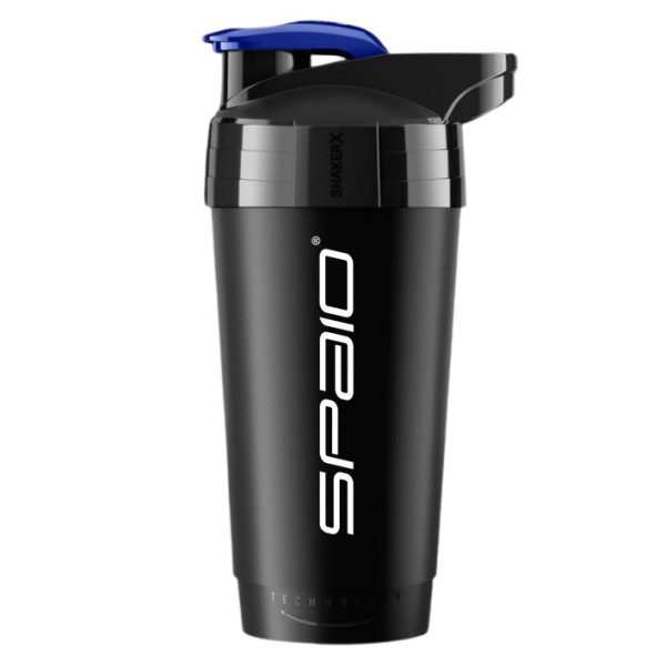 Shaker Spaio 01 700 ml czarno/niebieski Shaker Spaio 01 700 ml czarno/niebieski