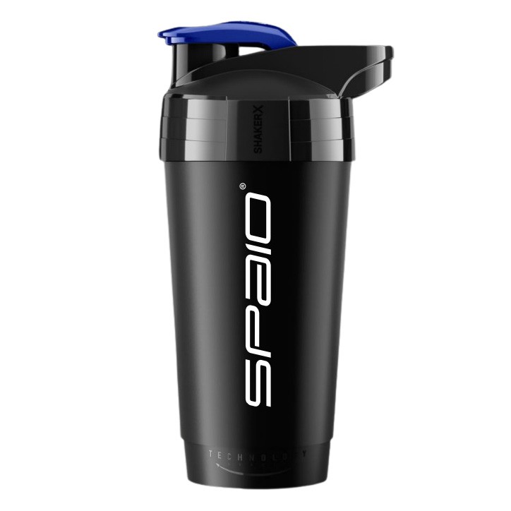 Manierka Shaker Spaio 01 700ml - czarno/niebieski