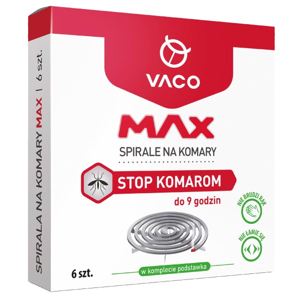 Spirale Vaco na komary Max, 6 szt Spirale Vaco na komary Max, 6 szt