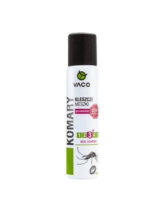 Spray Vaco - skuteczna ochrona przed komarami, kleszczami i meszkami