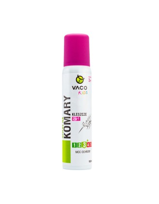 Spray Vaco na komary, kleszcze i meszki dla dzieci 3+ 100 ml