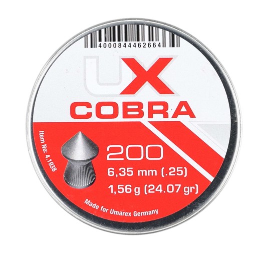 Naboje Śrut diabolo Umarex Cobra 6,35/200 - ostry i precyzyjny!