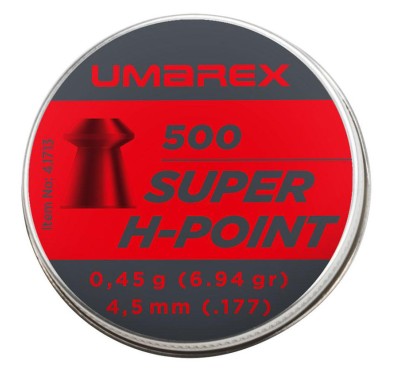 Precyzyjne śrut diabolo Umarex Super H-Point 4,5 mm - zestaw 500 szt.