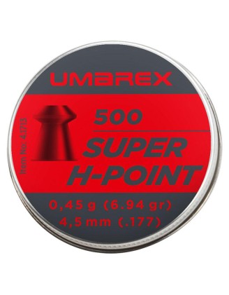 Precyzyjne śrut diabolo Umarex Super H-Point 4,5 mm - zestaw 500 szt.