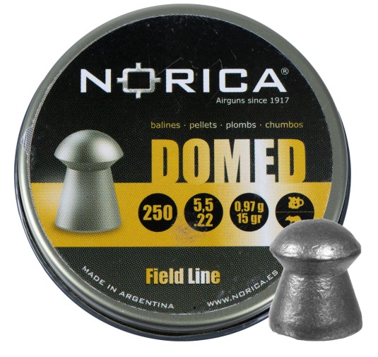 Śrut Norica Domed 5,5 mm - 250 szt. | Kaliber 5,5 mm | Najwyższa precyzja