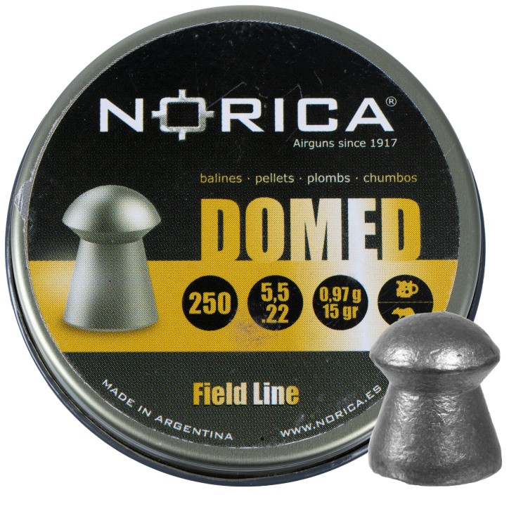 Śrut Norica Domed 5,5 mm - 250 szt. | Kaliber 5,5 mm | Najwyższa precyzja