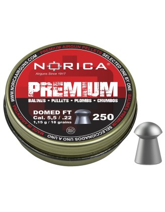 Śrut Norica Domed Premium FT 5,5 mm - 250 szt. | Wyjątkowa jakość!